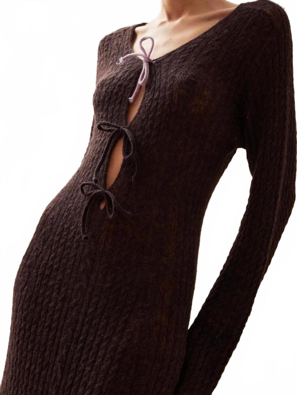 NEW ALOHAS triza maxi dress in grey - Picture 6 of 6